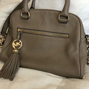 Michael Kors tan cross body bag